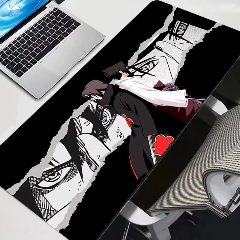 Lockedge Gaming Mauspad XL Naruto Uchiha Itachi und Madara Multicolor Bandai - Bild 1