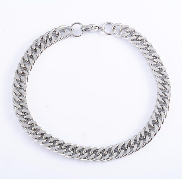 Armband Edelstahl, Silber, Herren, 16cm - Bild 1