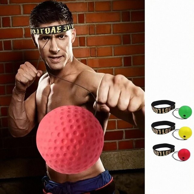 Soulbao Speed Ball Boxen, Fitness Spielzeug, Rot, Kunststoff - Bild 1