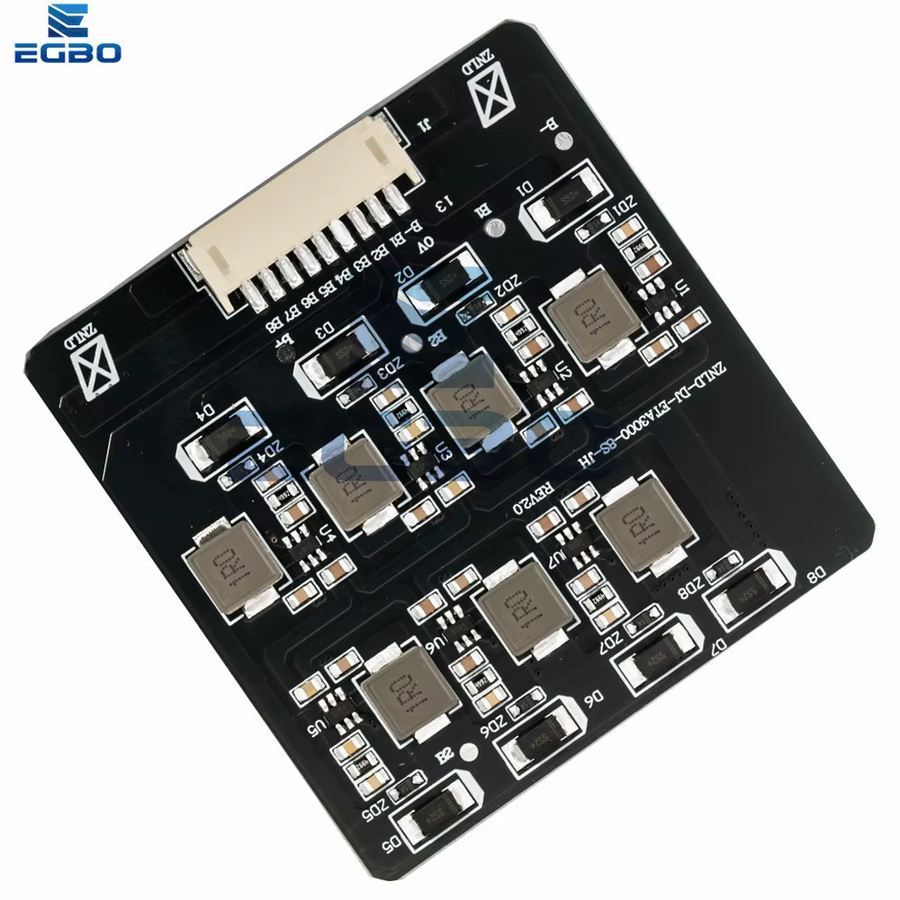 EGBO Active Energy Transfer Balancer für LiFePO4 und LTO Lithiumbatteriesysteme, 2S-8S, 1,2A, Schwarz - Bild 4