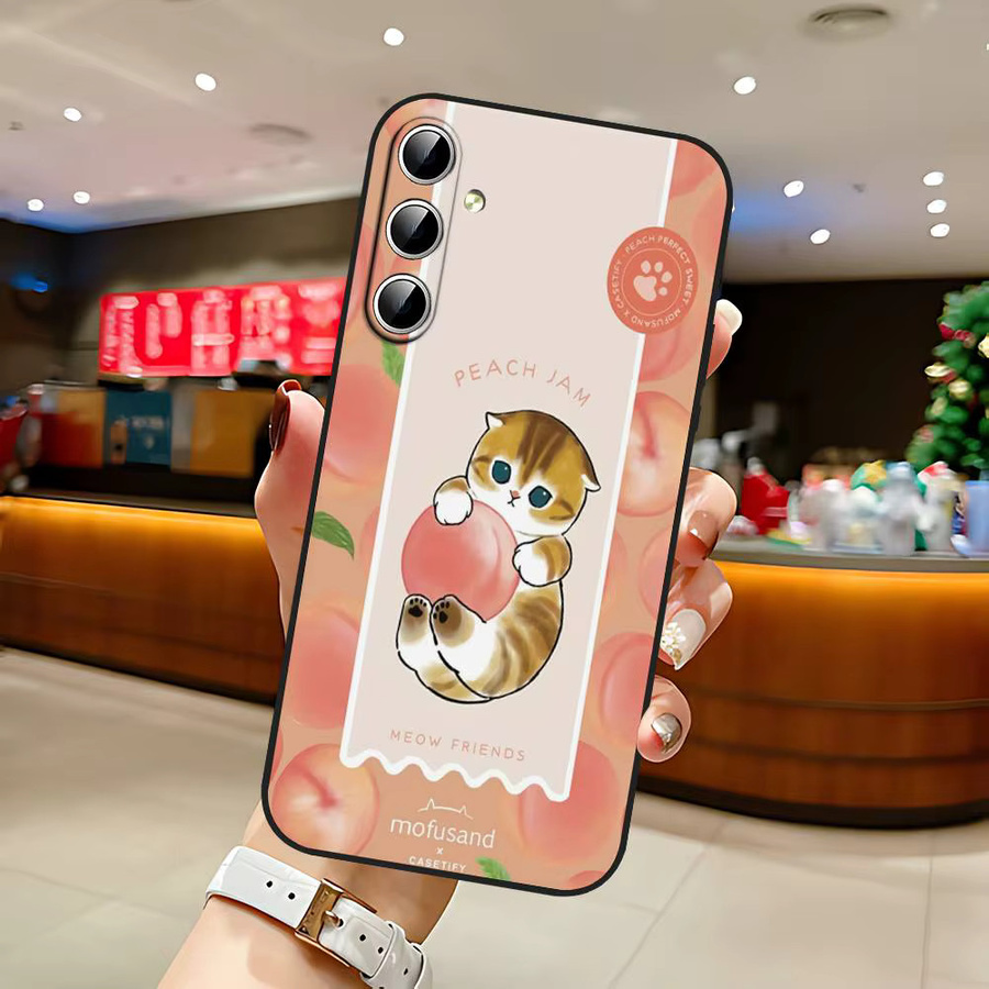 Mofusands Katzen Handyhülle Softcover für Samsung Galaxy S21 S22 S23 S24 S25 S26 Ultra FE Plus 5G A52S in Multicolour - Bild 5