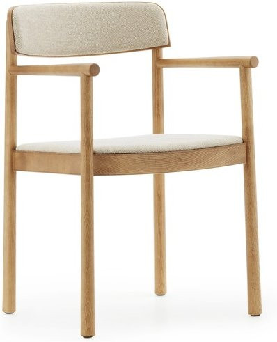 Normann Copenhagen Timb Armlehnstuhl in Braun mit Stoffbezug - Bild 1