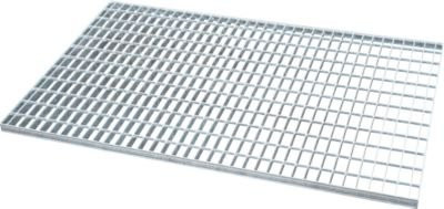 Bauer Gitterrost Typ VAW-2 für Edelstahlauffangwannen, feuerverzinkter Stahl, Silber, B/T/H: 78,5 x 118,5 x 3,0 cm - Bild 1
