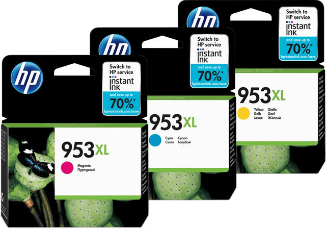 HP 953XL Tintenpatronen Multipack für Inkjet-Drucker in Cyan, Pink, Gelb und Multicolor - Bild 1