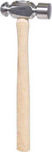 KS Tools Schlosserhammer in Silber mit Holzgriff und Kunststoffelementen, 540g - Bild 1