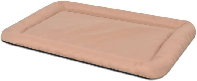 vidaXL Hundebett Größe L Beige aus Kunstleder und Mikrofaser mit rutschfester Unterseite - Bild 1