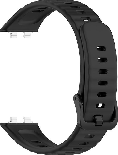 Techsuit Armband für Huawei Band 11 / 11 Pro, Silikon, Schwarz, Unisex - Bild 1