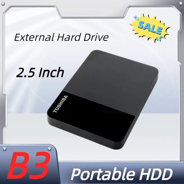 Toshiba Canvio Ready Externe Festplatte 1TB, USB 3.0, 2,5 Zoll HDD, Schwarz - Bild 1