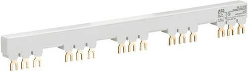 ABB PS1-5-2-65 3-Phasen-Sammelschiene für 5 MS116 / MS132, 65A, 10mm², Farbe: Weiß - Bild 1