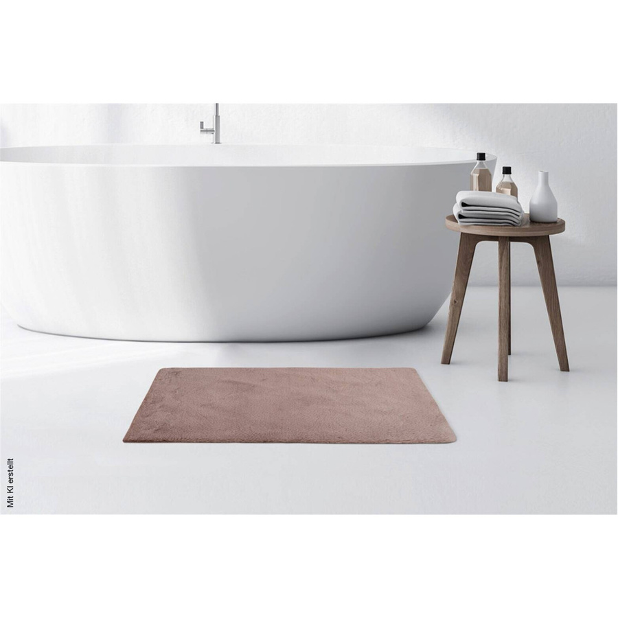 Kayoom Kurzflorteppich Badematte Rabbit Light 525 in Rosa, B/H/L: 50 x 2,4 x 90 cm - Bild 3