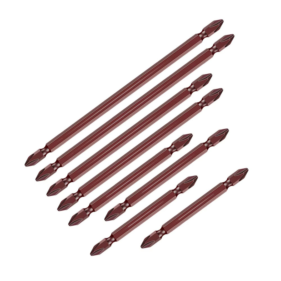Binoax PH2 Kreuzschraubendreher Bit Set aus S2 Stahl, Magnetische Präzisionsbits mit Hex Schaft, 5 oder 10 Stück - Bild 2
