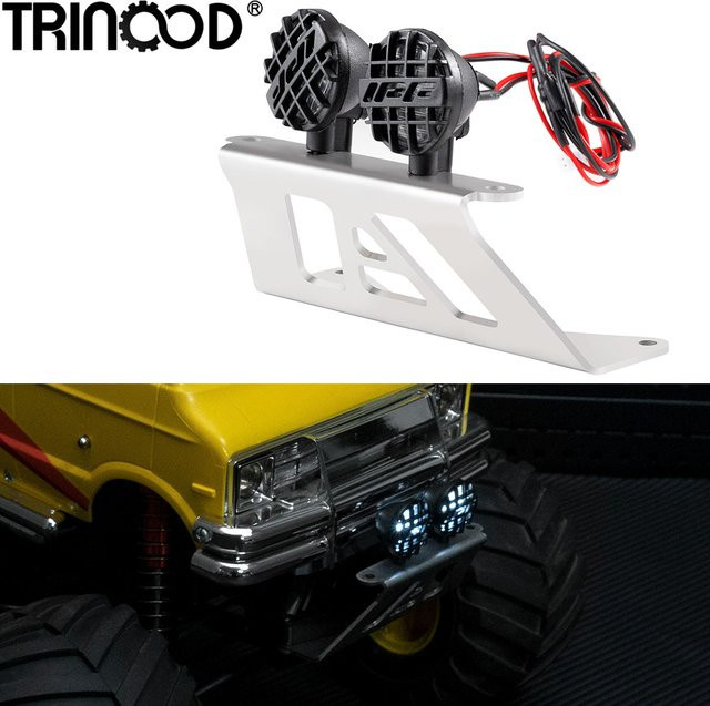 TRINOOD Upgrade-Teile, Metall-Frontstoßstange und LED-Leuchten, 1/12 - Bild 1