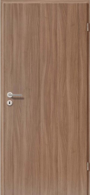 GetaDoor Zimmertür CPL Nussbaum Holznachbildung, Farbe Braun, B: 73,5 cm, H: 198,5 cm, Anschlag Rechts - Bild 1