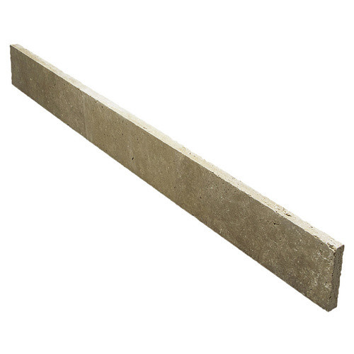 WOHNRAUSCH Randstein Sunniva Rasenkante aus Travertin in Braun Orange und Beige B/H/T: 61 x 20 x 3 cm - Bild 2