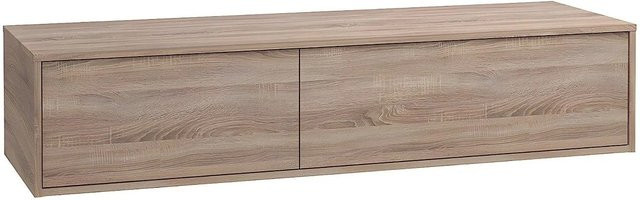Waschbeckenunterschrank Isaure von Vente-unique in Beige, Wandmontage, Breite: 150 cm - Bild 1