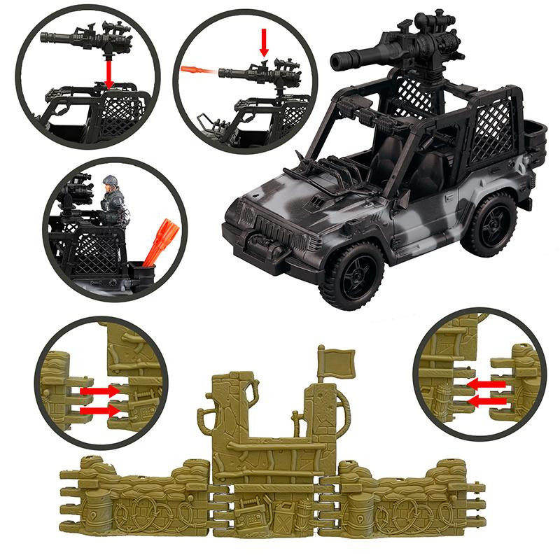 Yiran toy 1 Soldaten-Set Militär Graues Camouflage ab 6-12 Jahre - Bild 2