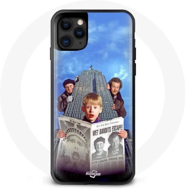 MANIACASE iPhone 13 Pro Hülle Kevin Allein zu Haus in Schwarz und Multicolour - Bild 1