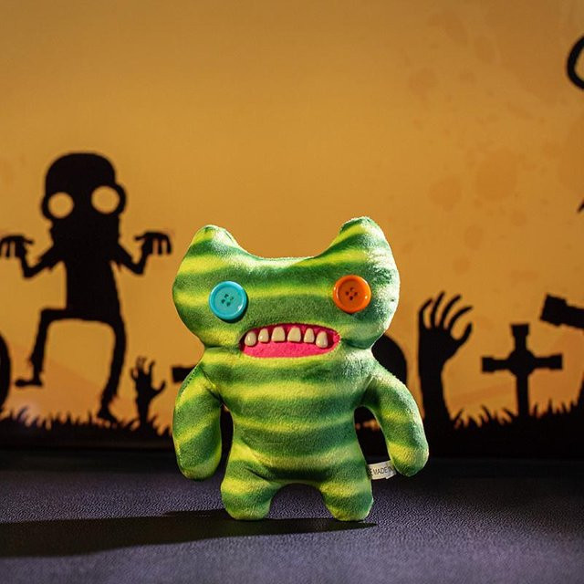 Yiran toy Großzahn Lustiges Hässliches Monster Plüschtier, 20cm, ab 14 Jahre - Bild 1