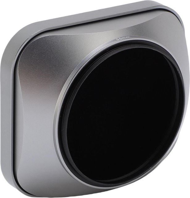 Quadratische Gegenlichtblende von OutsideWorld aus Aluminiumlegierung für 55mm Objektive in Silber - Bild 1