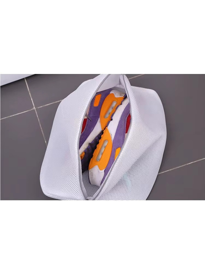 2er Set YOCITY Netz-Wäschebeutel mit Reißverschluss in Schwarz und Weiß für Feinwäsche, Sneaker, Socken und BH - Bild 5