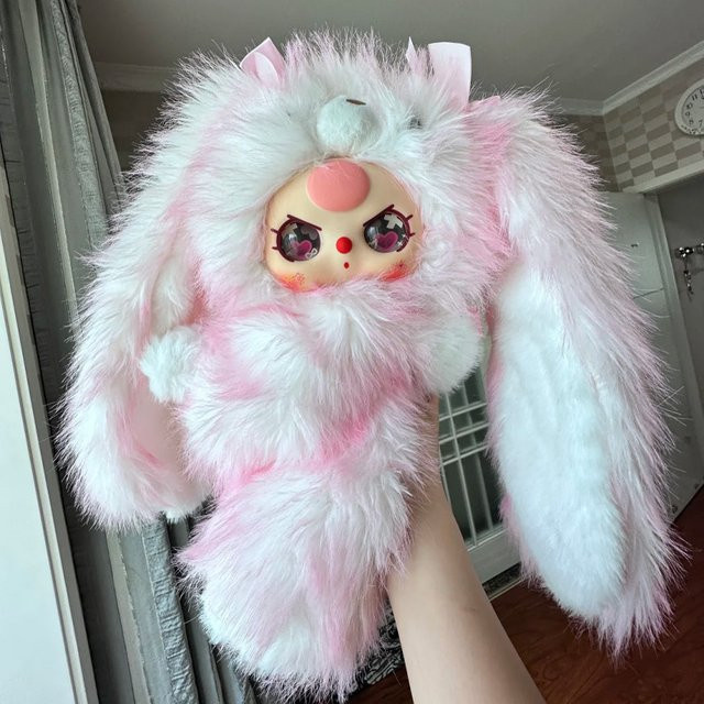52TOYS Nette Baby Drei Umarmen Baby 400% Serie, Plüsch Kaninchen Rucksack, Plüschtier - Bild 1