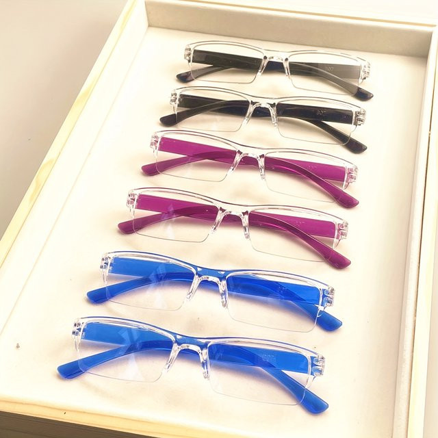 ZXWLYXGX Lesebrille, quadratisch, Unisex, Kunststoff - Bild 1