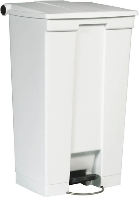Rubbermaid PROREGAL Pedaleimer aus Polyethylen, Weiß, H x B x T: 82,6 x 41 x 50,2 cm - Bild 1