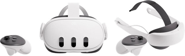 Meta Quest 3 VR-Headset 512 GB mit Elite Strap und Akku in Weiß - Bild 1