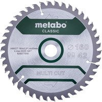 Metabo Kreissägeblatt Classic Multi Cut mit 42 Zähnen 160 mm Durchmesser - Bild 1