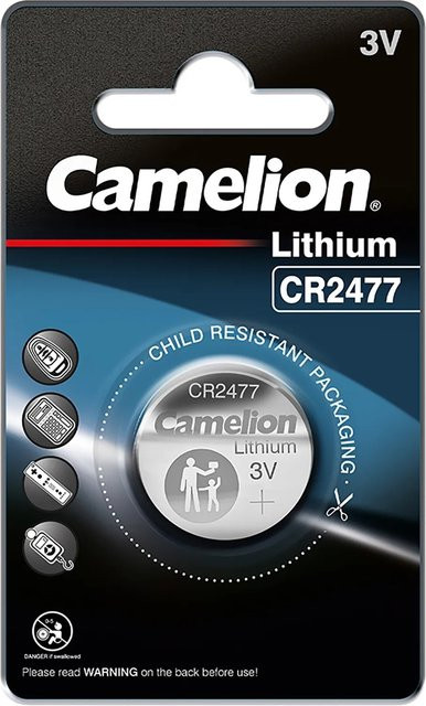 Camelion Lithium Knopfzelle CR2477 in Silber - Bild 1