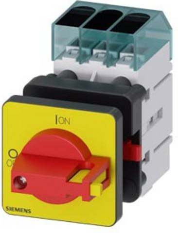 Siemens Lasttrennschalter 3polig 16A 690 V/AC 16mm² in Rot und Gelb 3LD30500TK13 - Bild 1