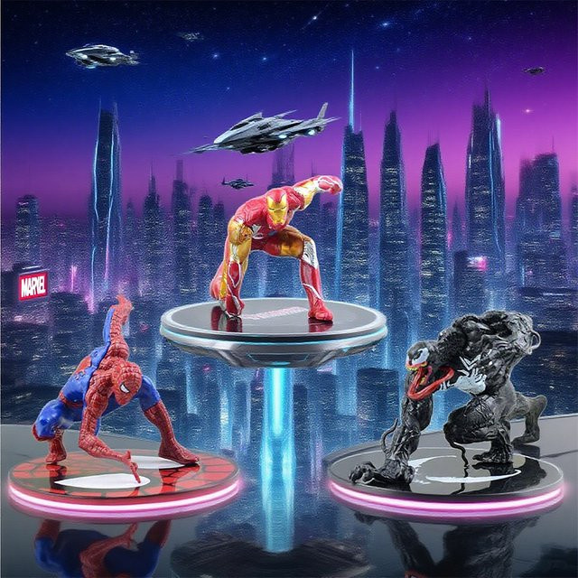 Bandai Marvel Venom, Puppe, Kunststoff - Bild 1