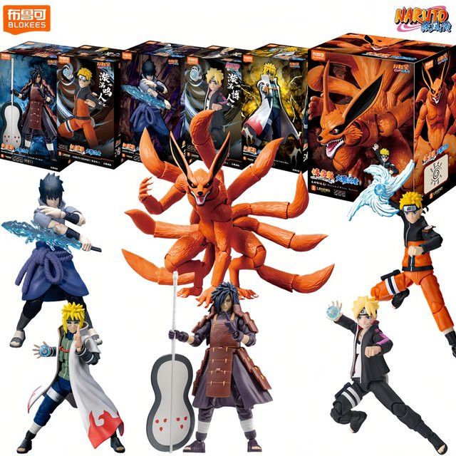 Blokees Naruto Anime Bausatz Champion-Klasse Actionfiguren Multicolor - Bild 1