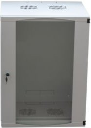 LogiLink 19 Zoll Wandgehäuse 15 HE, Grau (RAL 7035), B/T/H: 54,0 x 45,0 x 72,5 cm - Bild 1