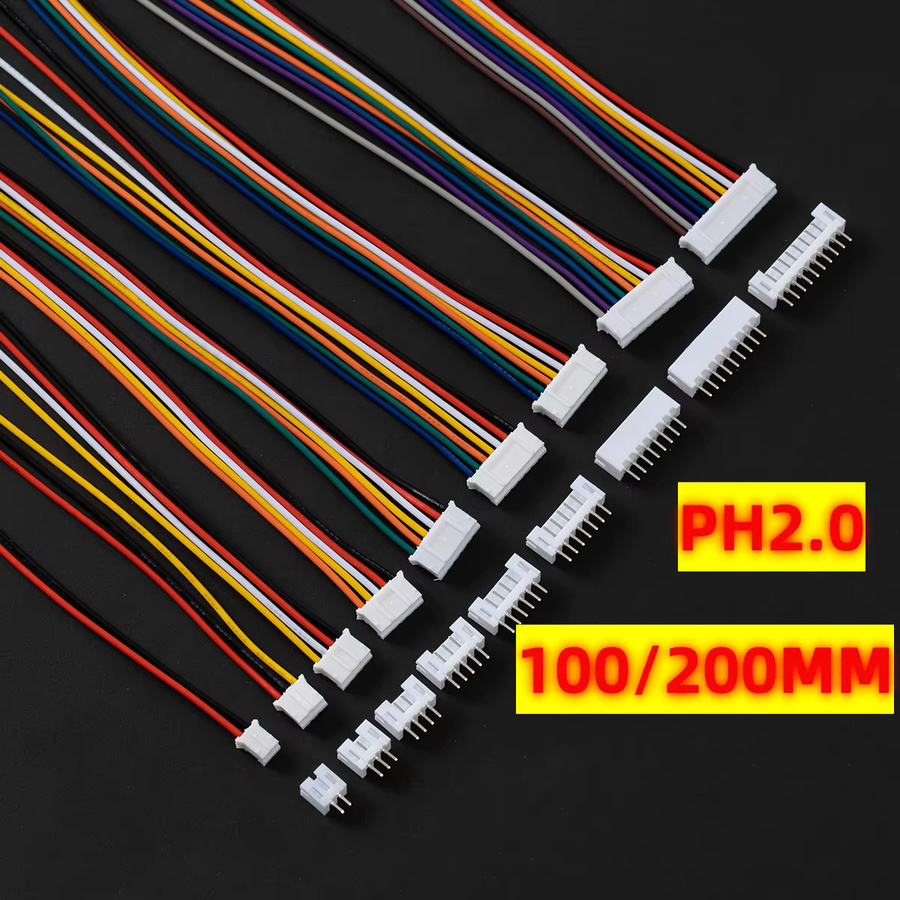 JST Stecker Set mit männlichen und weiblichen Buchsen für XH, ZH und PH in verschiedenen Abständen von 1,0mm bis 2,54mm mit 2 bis 10 Pins - Bild 2
