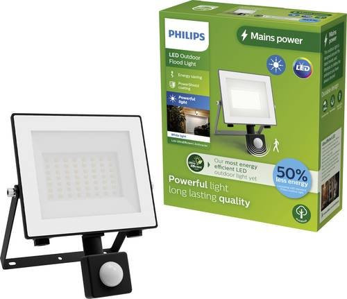 Philips LED Flutlicht Lois Außenbeleuchtung mit Bewegungsmelder, 14W, 2600 Lumen, Warmweiß, Anthrazit - Bild 1