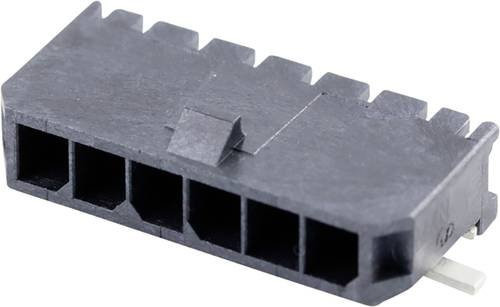 Molex Einbau-Stiftleiste Standard 6-polig Schwarz mit Goldkontakten Rastermaß 3mm - Bild 1