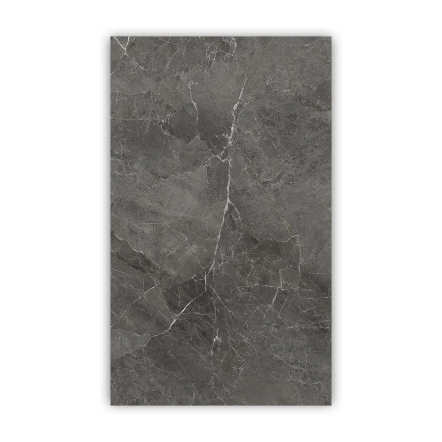 Walllux Duschrückwand in Marmor-Optik Dunkelgrau aus Alu-Verbund, B/H: 125 x 210 cm, Stärke: 3 mm - Bild 2