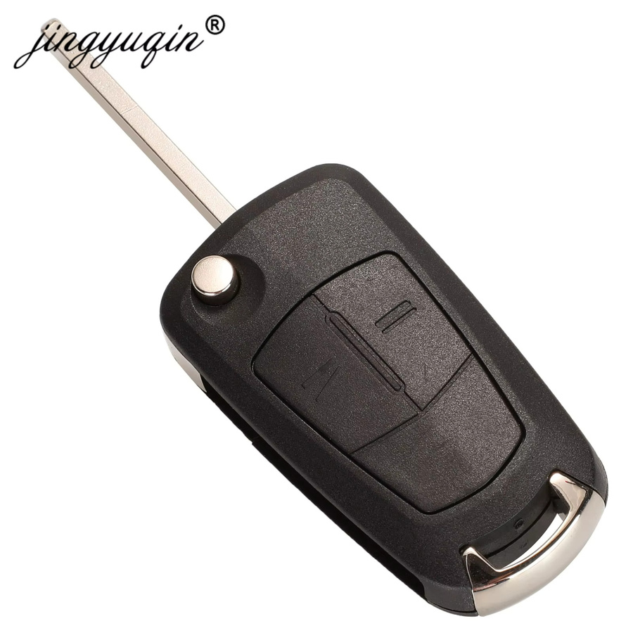 Jingyuqin 5er Set Auto Fernbedienung Schlüssel PCF7941/7946 in Schwarz für Opel/Vauxhall Astra H, Zafira B und Vectra C - Bild 2