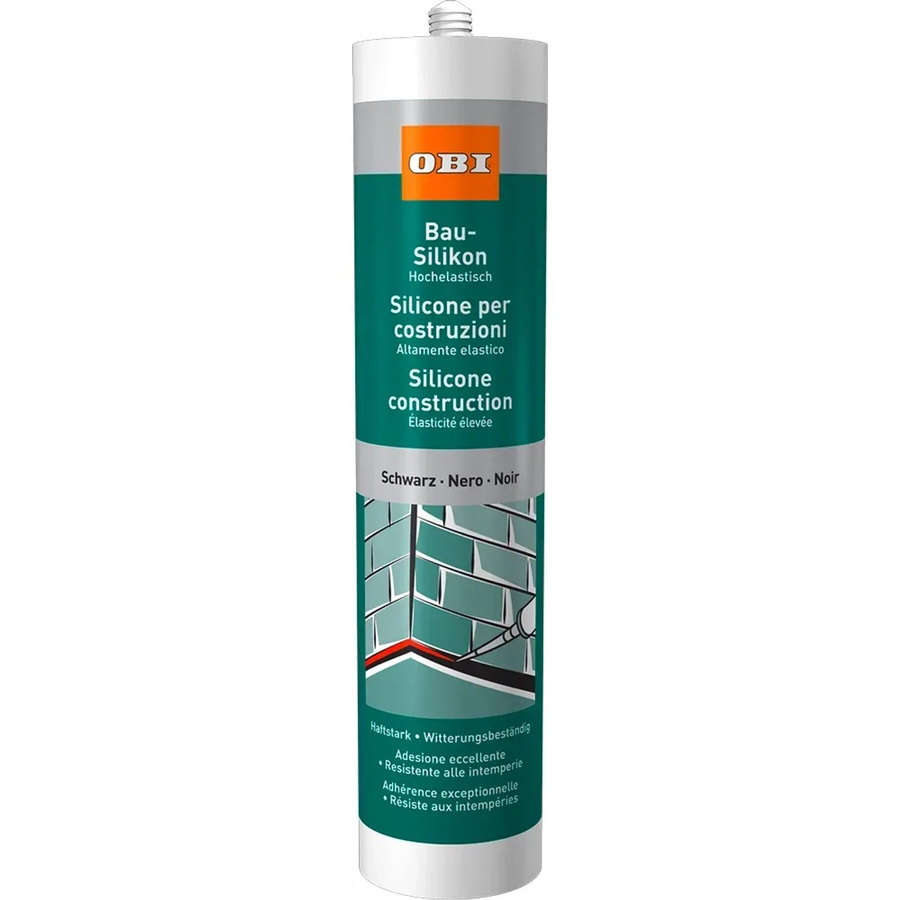 OBI Bau-Silikon Schwarz 310 ml - Bild 2