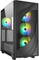 Sharkoon Rebel C80G RGB Tower-Gehäuse in Schwarz mit USB-C - Bild 1