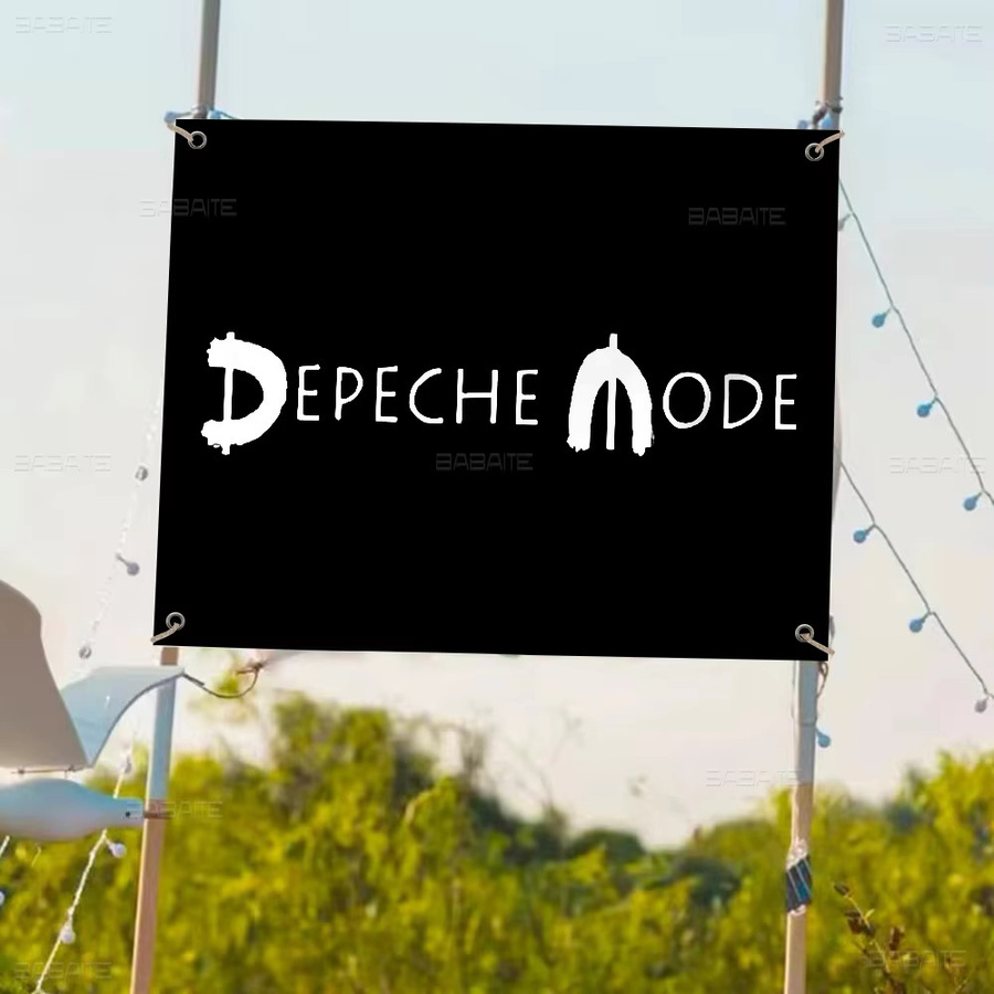 Potdemiel DIY-Flagge D-Depeche M-Modus Wandkunst zur Dekoration für Wohnzimmer und Zuhause - Bild 3