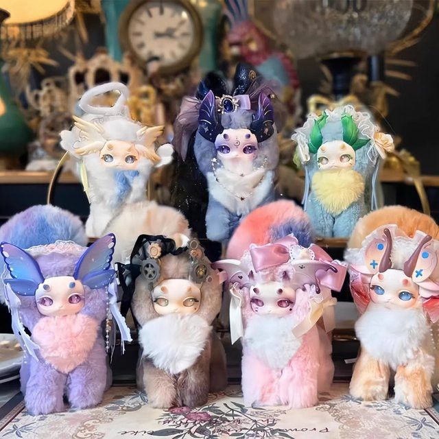 Tutulong V2 Fantasy Bio-Magic Academy Series Blind Box Actionfigur Mystery Surprise Box Katze und Drache in Multicolor - Bild 1