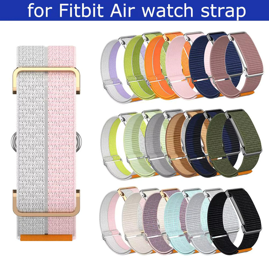 Fitbit Uhrenarmband, gewebtes Nylon, Textil/NATO, Bunt, Unisex - Bild 2