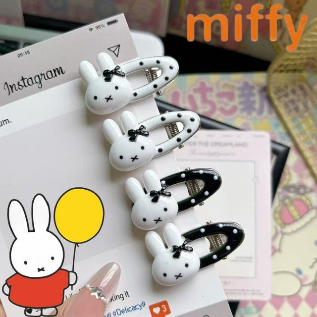 Miffy Bunny Girl Haarspange, Cartoon-Muster - Bild 1