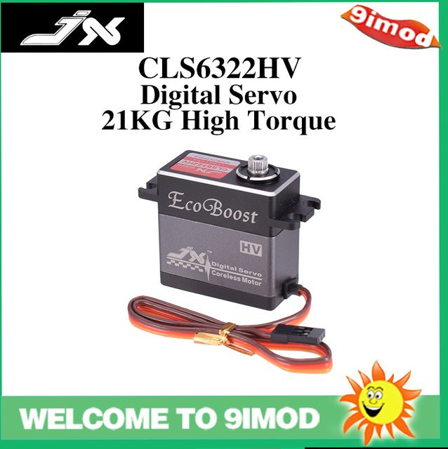 JX Servo CLS6322HV Digital Servo für RC Hubschrauber mit Aluminiumgehäuse und Metallgetriebe - Bild 1