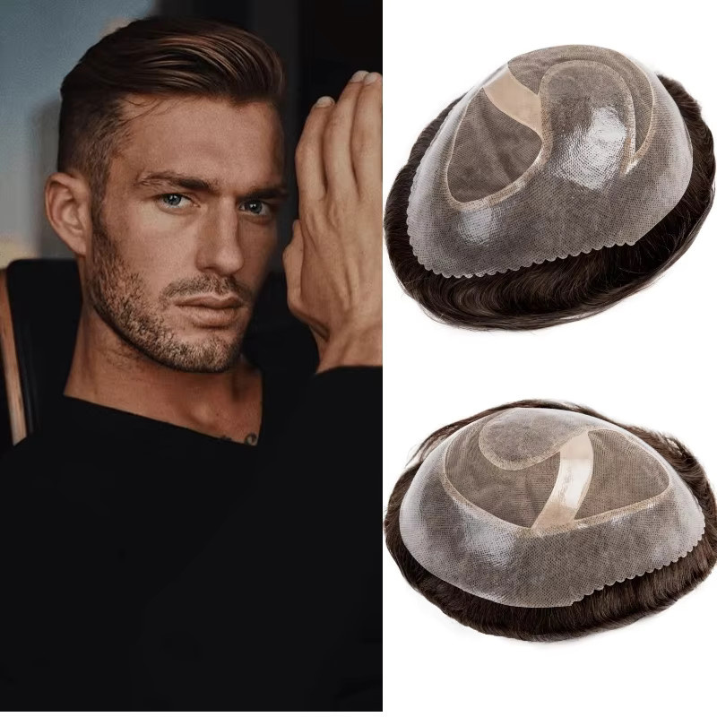 Haarprothese Mono Top, 100 % Echthaar, Herren - Bild 2