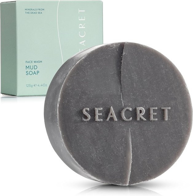 SEACRET Mattierende Gesichtsseife mit Totem Meer Schlamm, 125g - Bild 1