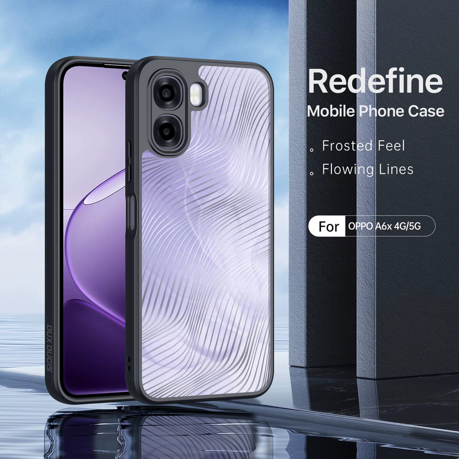 DUX DUCIS Schutzhülle für OPPO A6x, Reno15 5G und Reno15 F in Transparent mit Anti-Fingerprint-Funktion aus TPU und Acryl - Bild 2