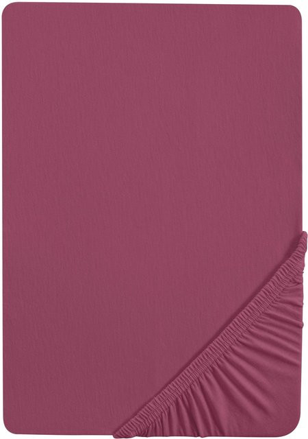 Biberna Spannbettlaken Deluxe Jersey-Elastic aus Baumwolle und Elasthan mit Rundumgummi, bügelfrei - Bild 1